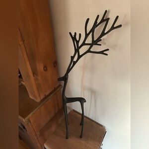 Aldi large black reindeer deer 28”